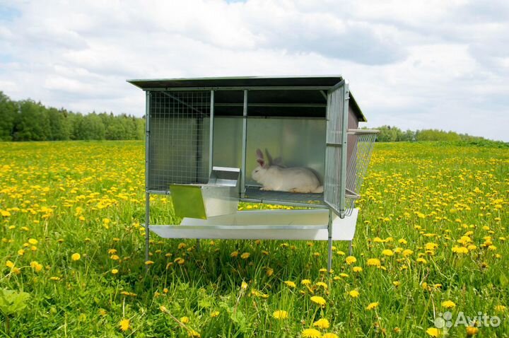 Уличная клетка для кроликов