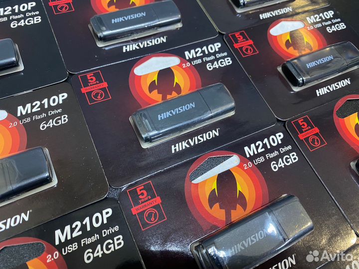 Карта памяти USB 2.0 Hikvision 64Gb