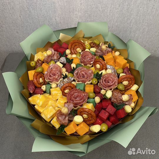 Съедобные мужские букеты