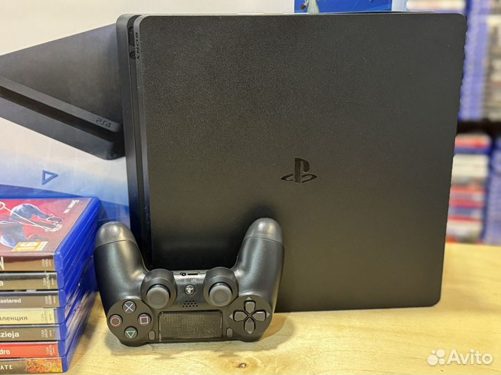 Sony playstation 4 slim 1tb 2 rv как новая