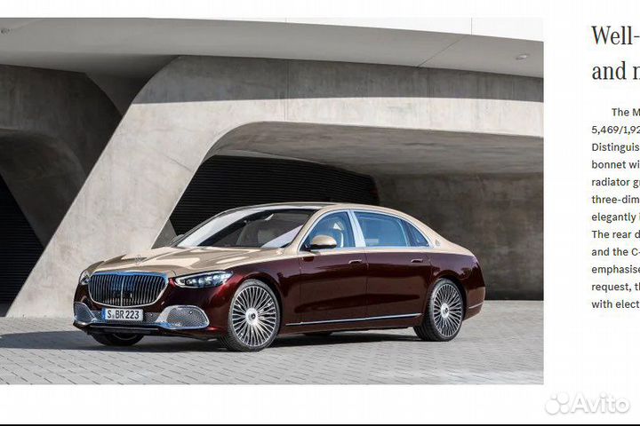 Кованые диски Mercedes-Maybach S-Class W223 R21