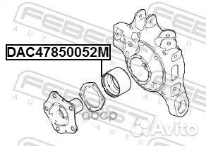 Подшипник ступицы передний DAC47850052M
