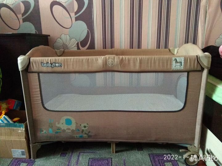 Детская кровать манеж бу