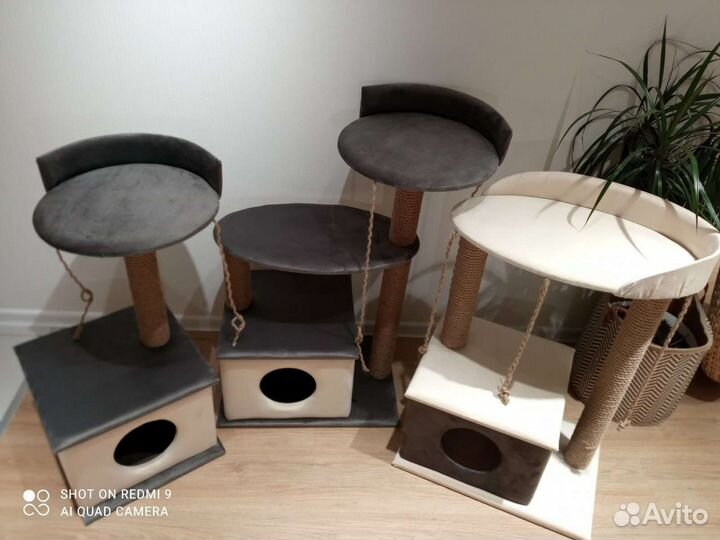 Домик когтеточка, комплекс для кошек