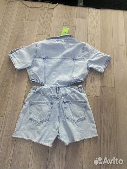 Джинсовый комбинезон