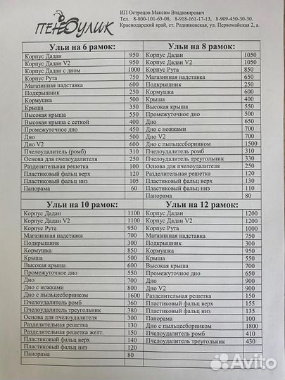 Основа для пчелоудалителя 8 рам