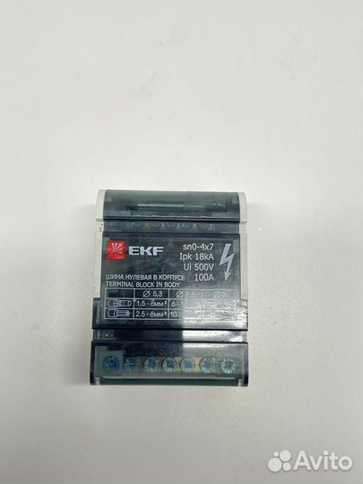 Шина нулевая в корпусе (4х7) EKF PROxima