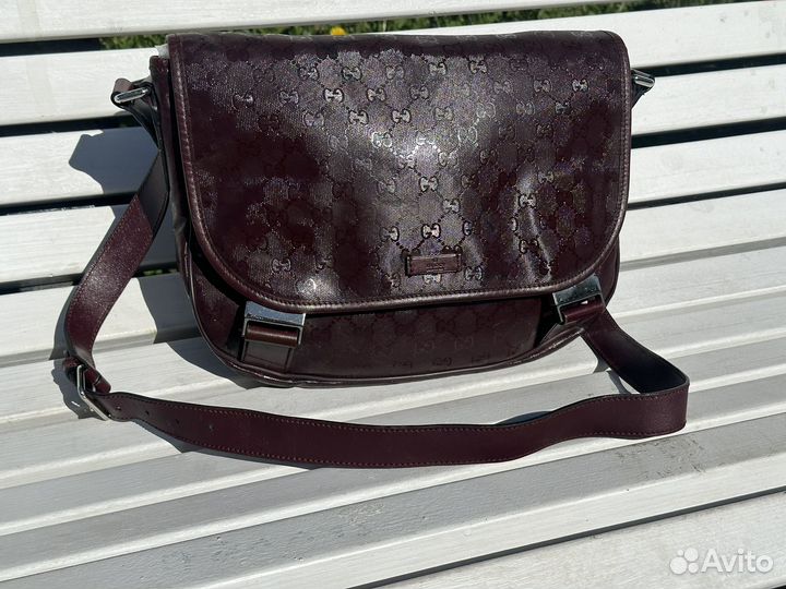 Gucci Messenger GG Burgundy bag