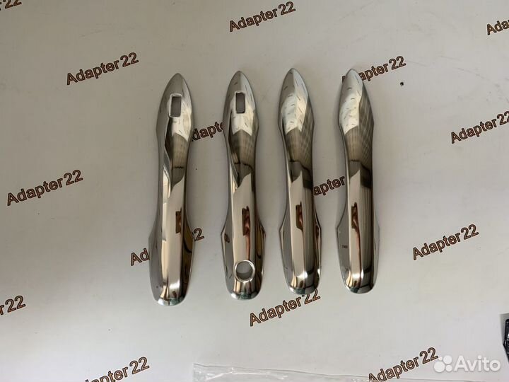 Хром накладки из нерж на ручки Camry 70 с 2018