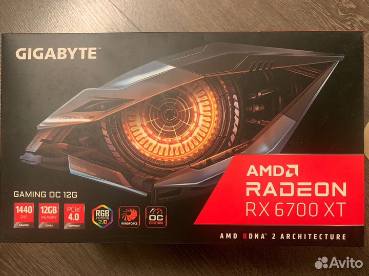 Видеокарта radeon rx 6700xt