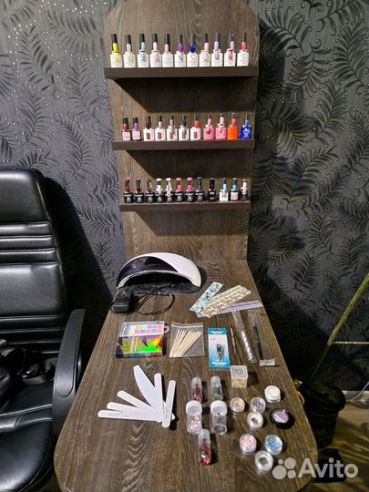 Набор для наращивания, гель лака и дизайна ногтей