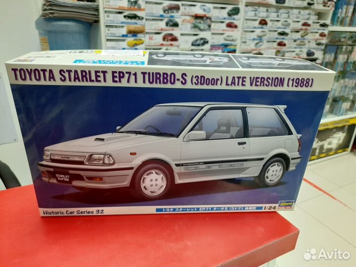 21132-Автомобиль toyota starlet EP71 turbo 1:24
