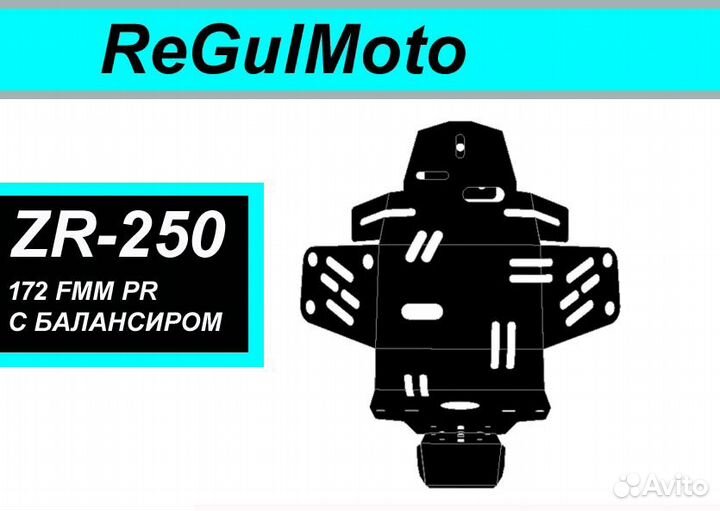 Защита Картера двс ReGulMoto ZR 250 PR