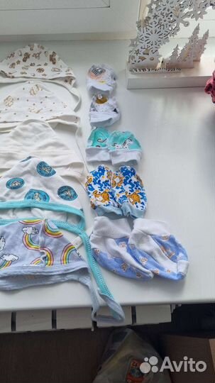 Шапочки для новорожденного