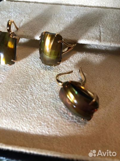 Эксклюзивный золотой комплект с мабэ