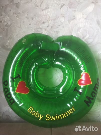 Круг для купания новорожденных на шею