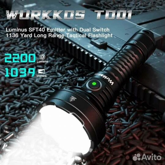 Фонарик Wurkkos TD01