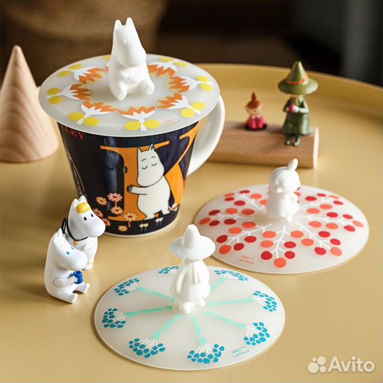 Силиконовая крышка Moomin/Муми-Тролли