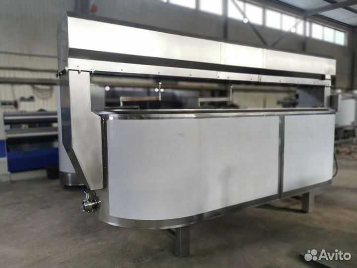 Сыродельная ванна с передвижными мешалками Лира