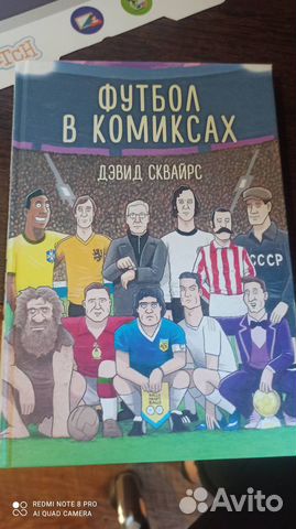 Книга Футбол в комиксах. Дэвид Сквайэрс