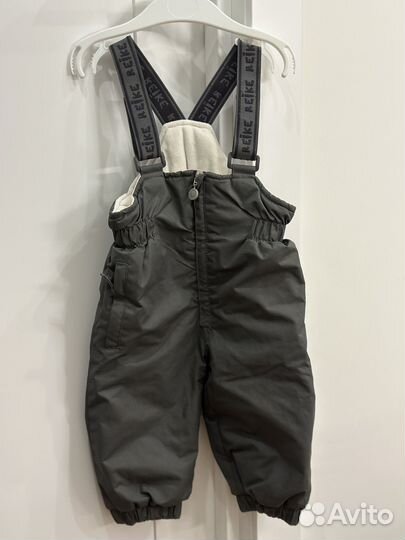 Штаны на подтяжках 74