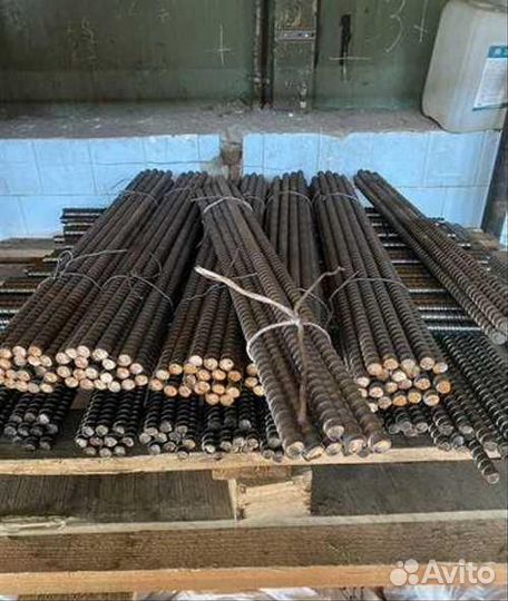 Шпилька для опалубки, литые гайки