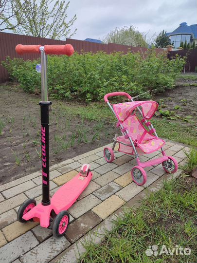 Самокат+коляска