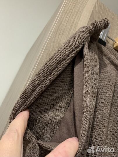 Шорты новые вязаные коричневые h&m большой размер