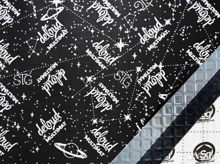 Шумоизоляция вибропоглощ. Deloud MultiMat 4,5