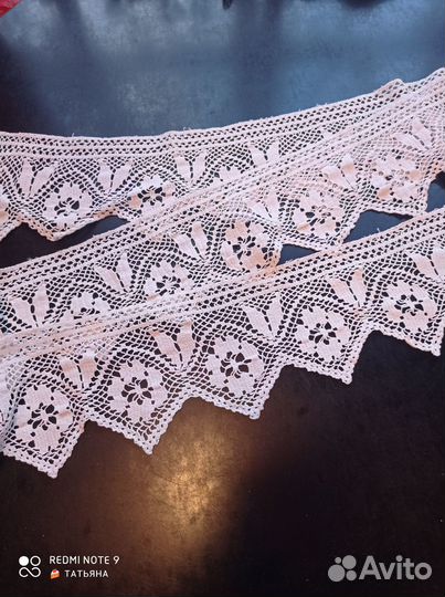 Кружево ручная вязка