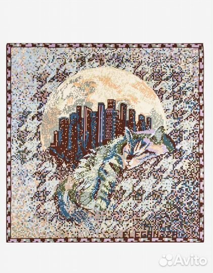 Платок женский шелковый