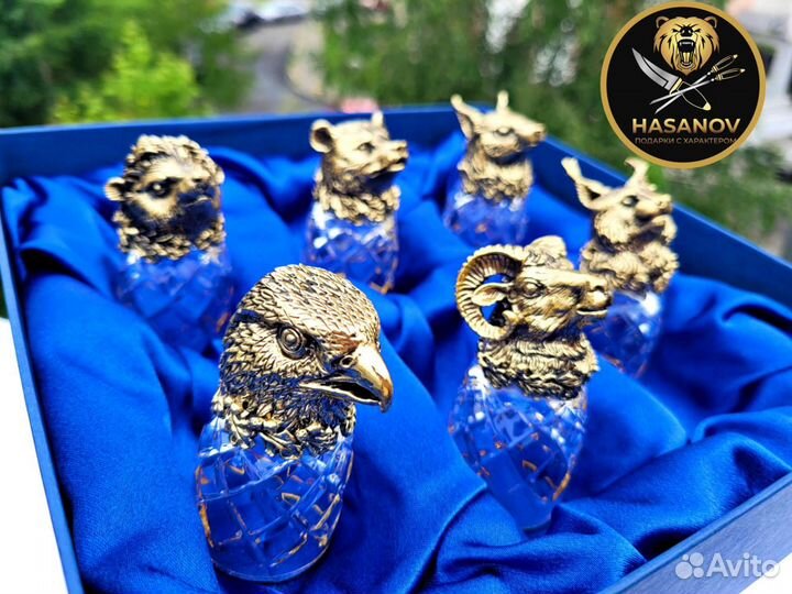 Хрустальные рюмки перевертыши