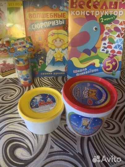 Наборы для творчества,пазлы,игры