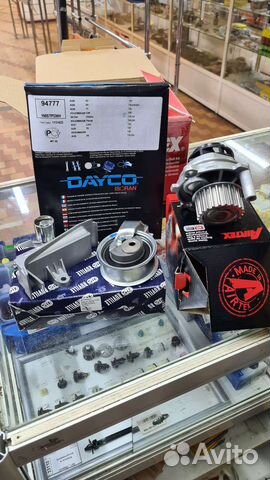 Комплект грм Airtex с помпой и натяжит-м audi/VW