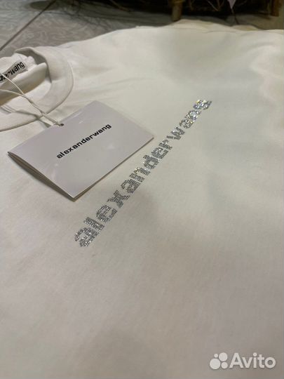 Футболка Alexander Wang White premium