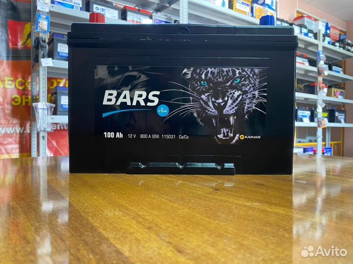 Аккумулятор 100 Ач Барс на Саненг Тойота Хендай