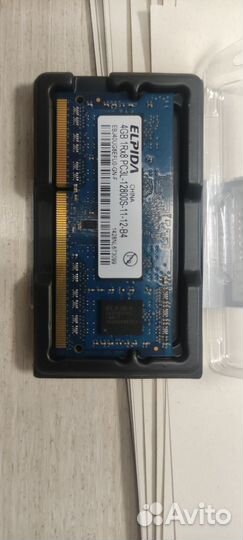 Озу elpida 4gb 1rx8 pc3l-12800s-11-12-b4