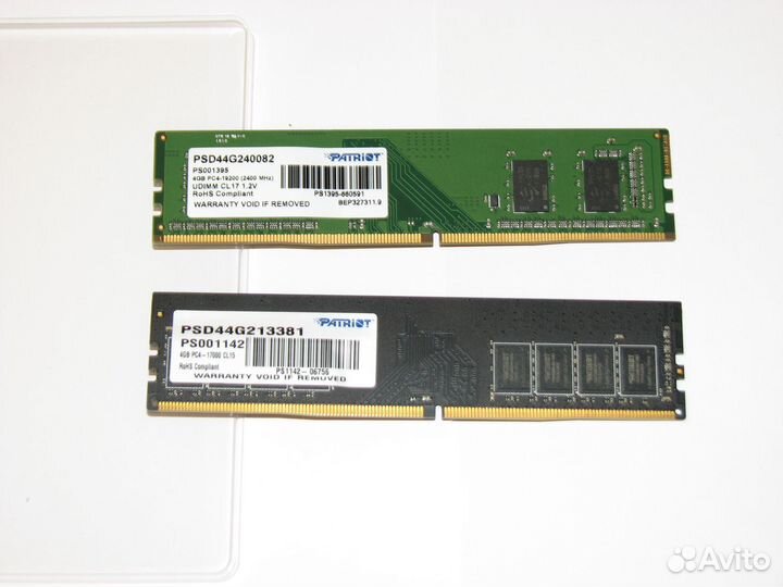 Оперативная память DDR4 2x4Gb Patriot 2400 MHz
