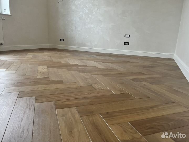 Паркет новый елочка