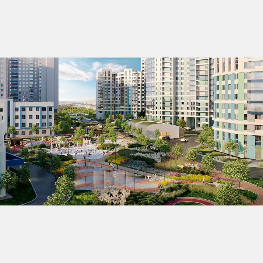 3-к. квартира, 84 м², 2/20 эт.