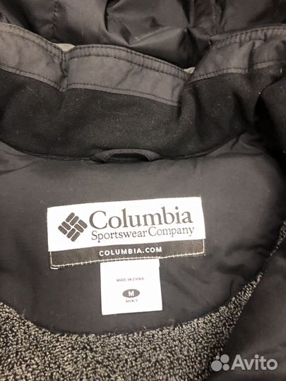 Мужской пуховик columbia m