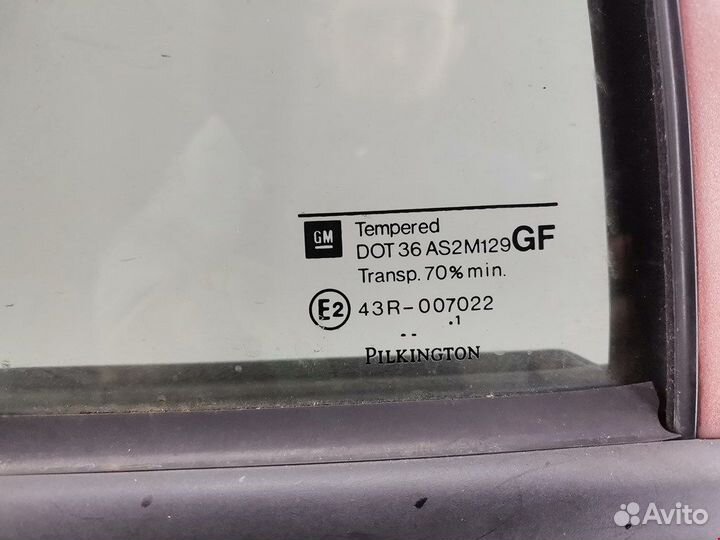Стекло двери задней левой для Opel Astra G