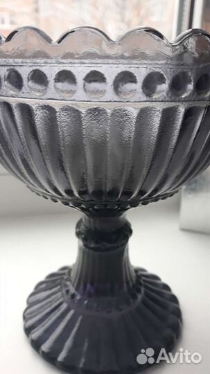 Ваза и подсвечник финское стекло винтаж. Finland