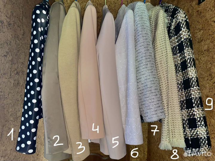 Пиджак/жилетка разные (13 шт.) размер XS/S/M