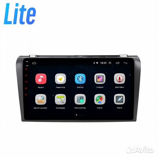 Магнитола Parafar Mazda 3 2004-2009 на Android