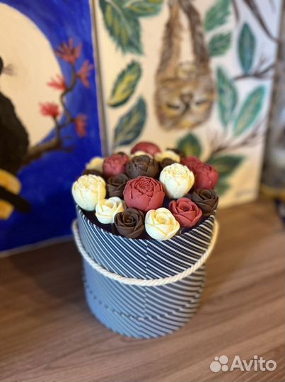 Шоколадные цветы оптом