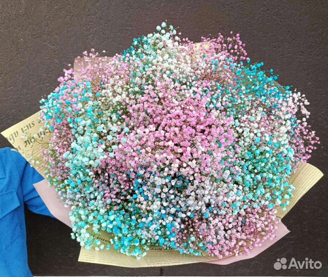 Букет - гигант из гипсофилы