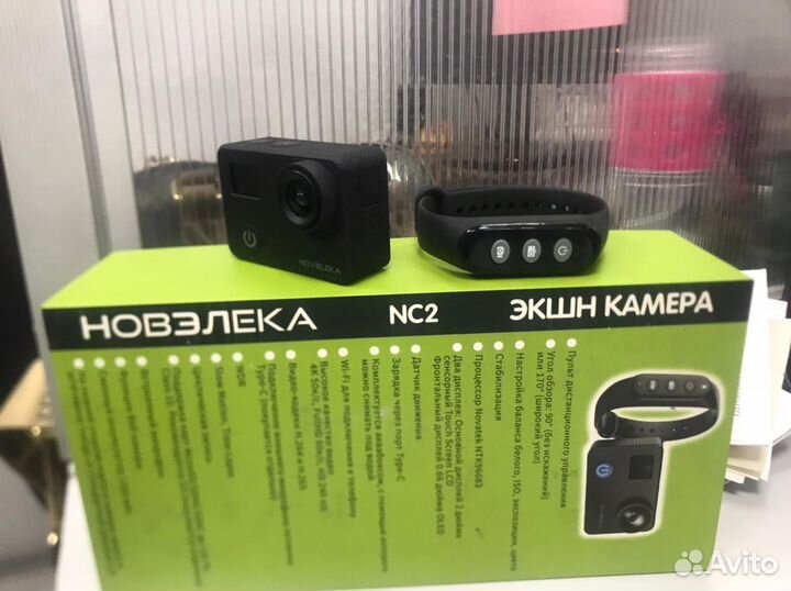 Экшн камера noveleka NC2-90 PRO с пультом и объект