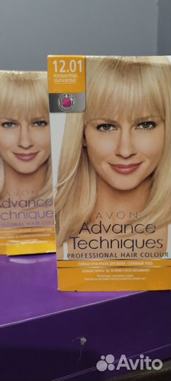 Краска для волос, Avon, цвет пепельно- русый 12.01
