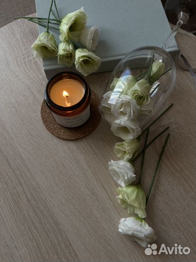 Ароматические свечи в банке из натурального воска